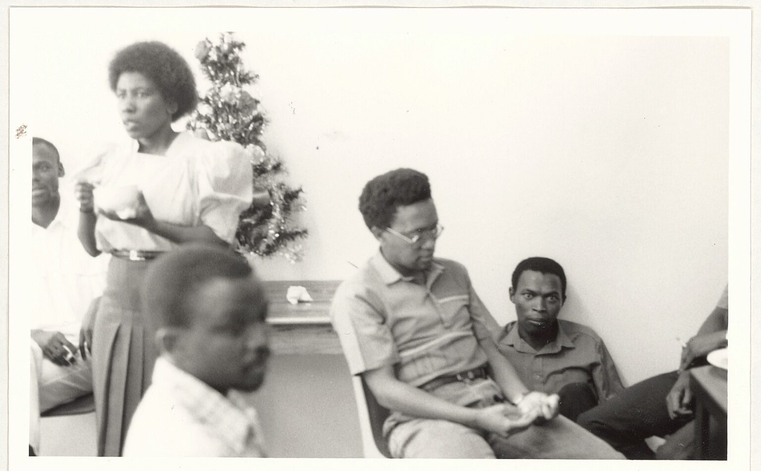 Lindelwa at a SACHED workshop around Christmas time.